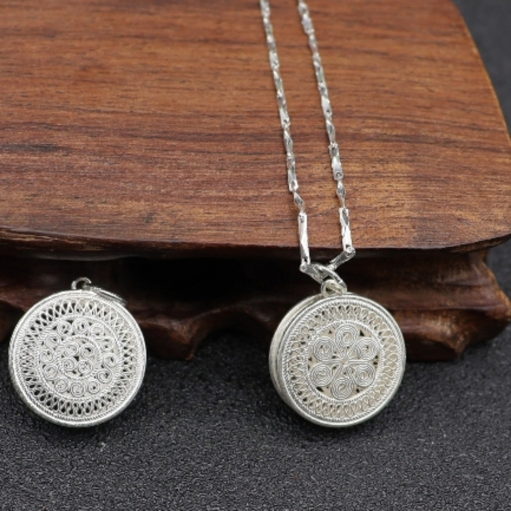 NWT S990 (!) Sterling Silver Handmade Pendant Necklace, 18"